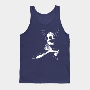 50 White Shilhoutte Tank Top